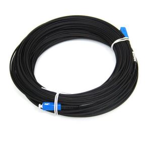 SC/UPC SingleMode Simplex LSZH FTTH Black Bow Drop Patch Cable